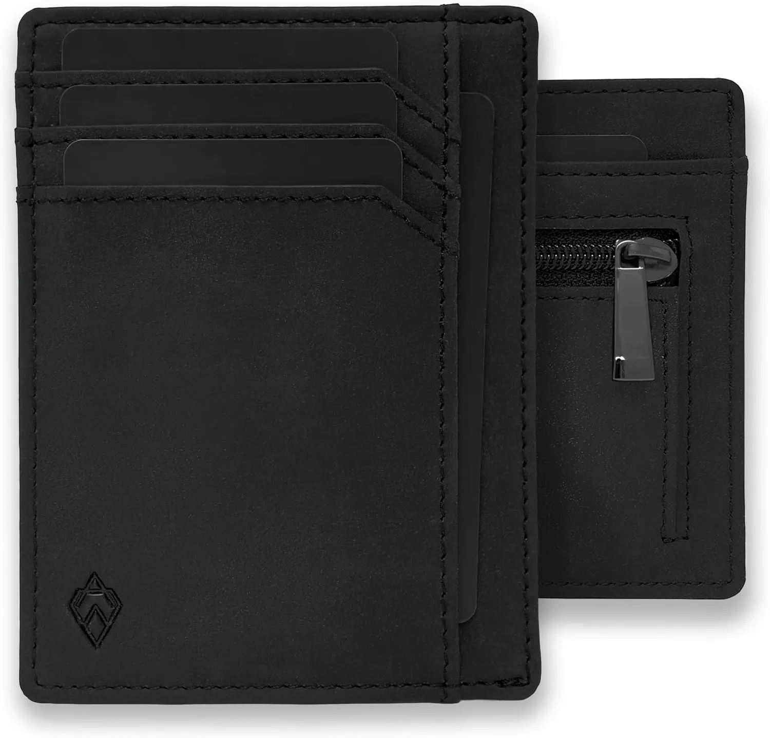 AKIELO RFID Blocking Credit Card Holder and Gift Box  Slim Wallets for Men  Minimalist Card Wallet (Bravo Collection)