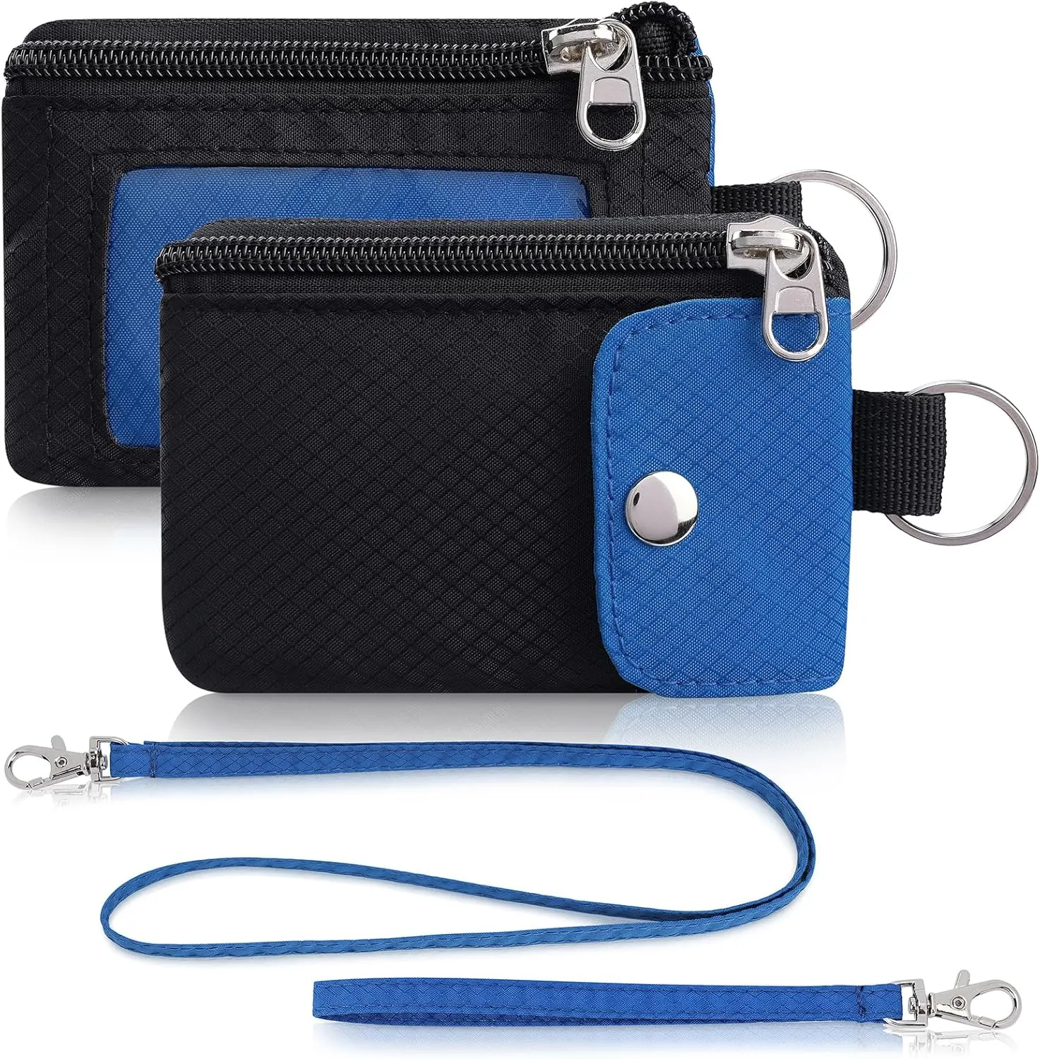 Artpaxy Minimalist Wallet For Mens Womens, Black Blue, Casual