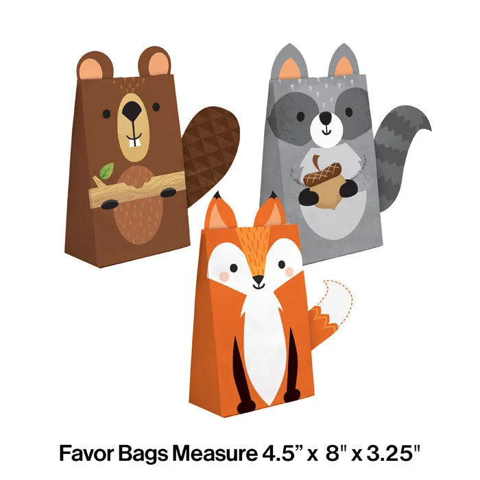 Bulk Wild One Woodland Paper Treat Bags (96 per Case)