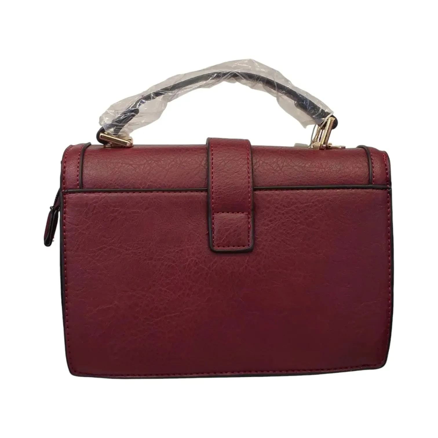 Faux Leather Shoulder Bag