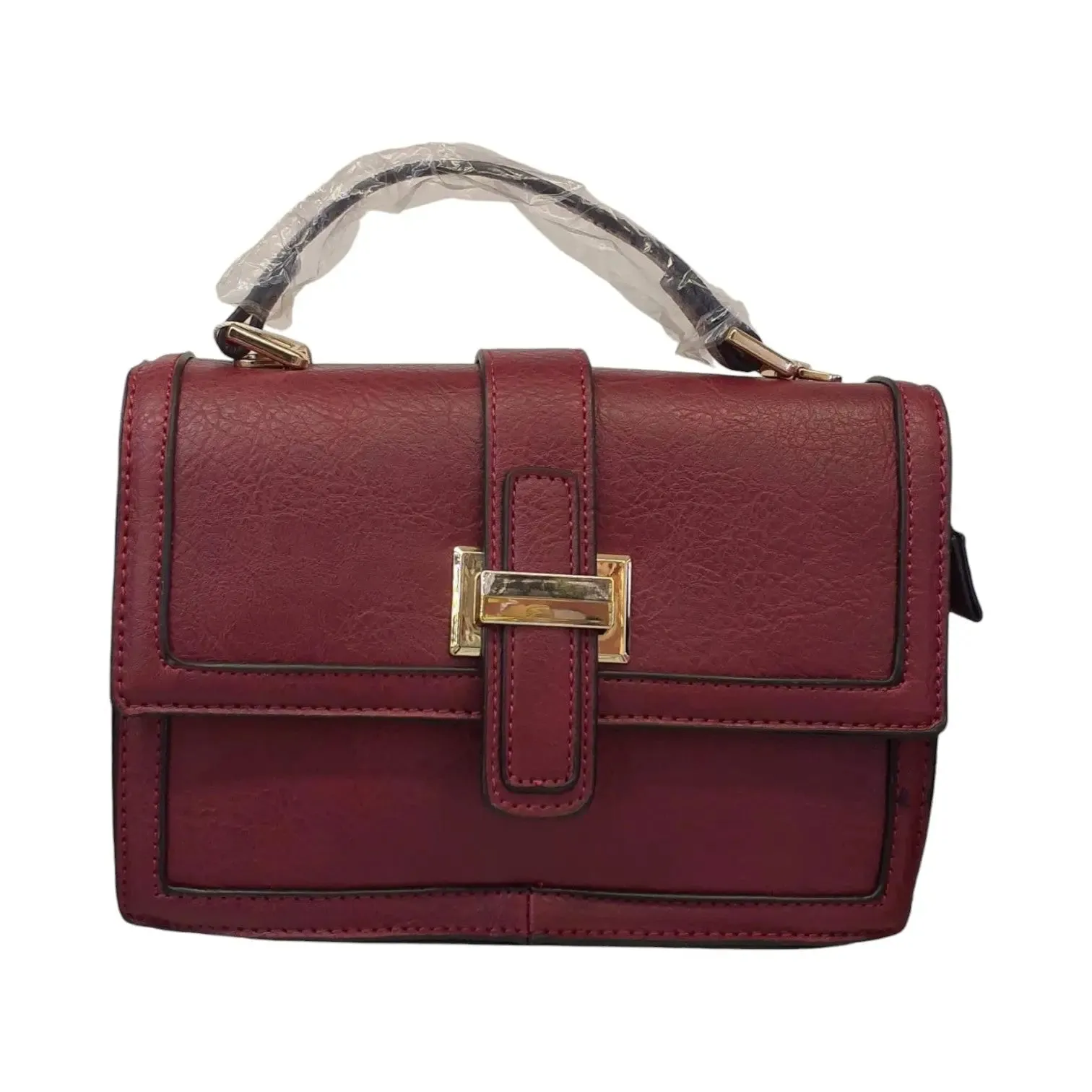Faux Leather Shoulder Bag