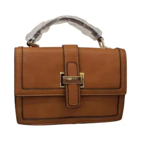 Faux Leather Shoulder Bag
