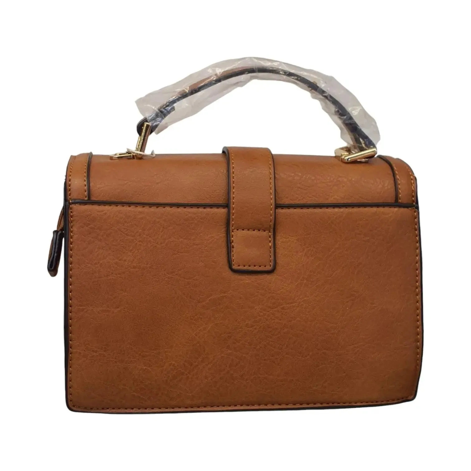 Faux Leather Shoulder Bag