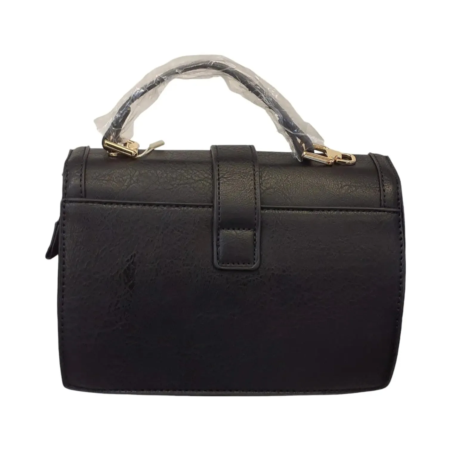 Faux Leather Shoulder Bag