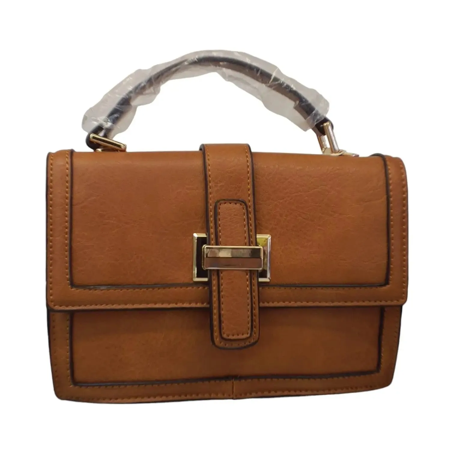 Faux Leather Shoulder Bag