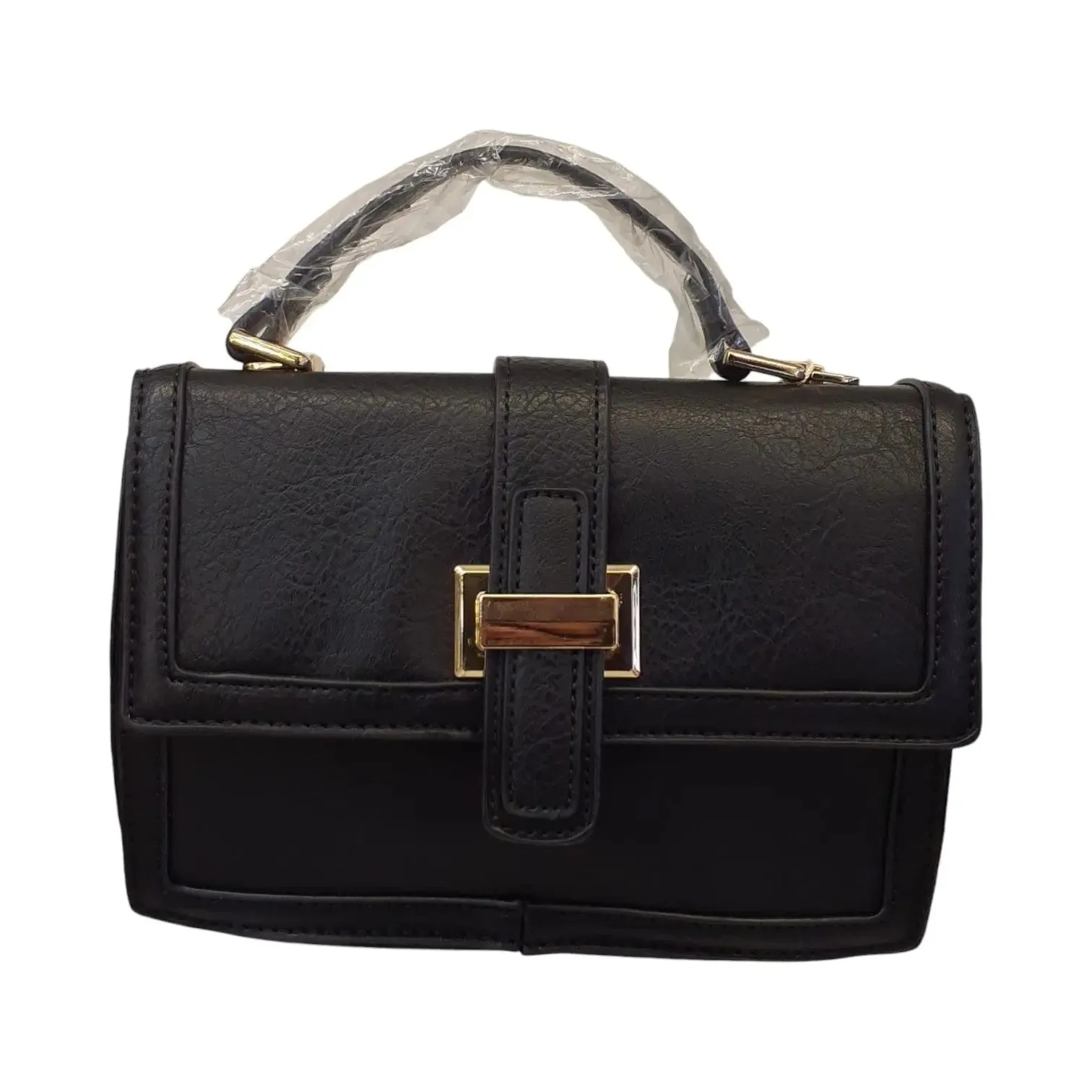 Faux Leather Shoulder Bag