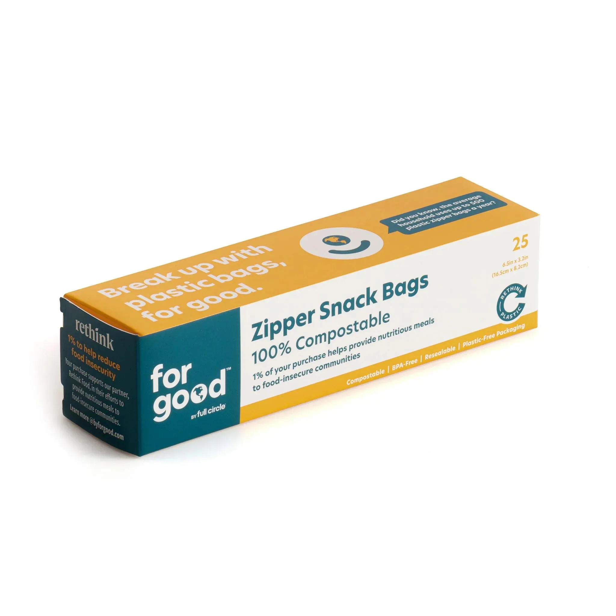 Good Snack Bags Zipper (Pack of 6-25 ct)