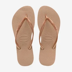 Havaianas Slim Flip Flops - Rose Gold