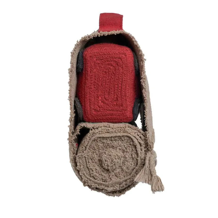 Lorena Canals Ride & Roll Train Machine Washable Textile Toy - 12x26x22cm