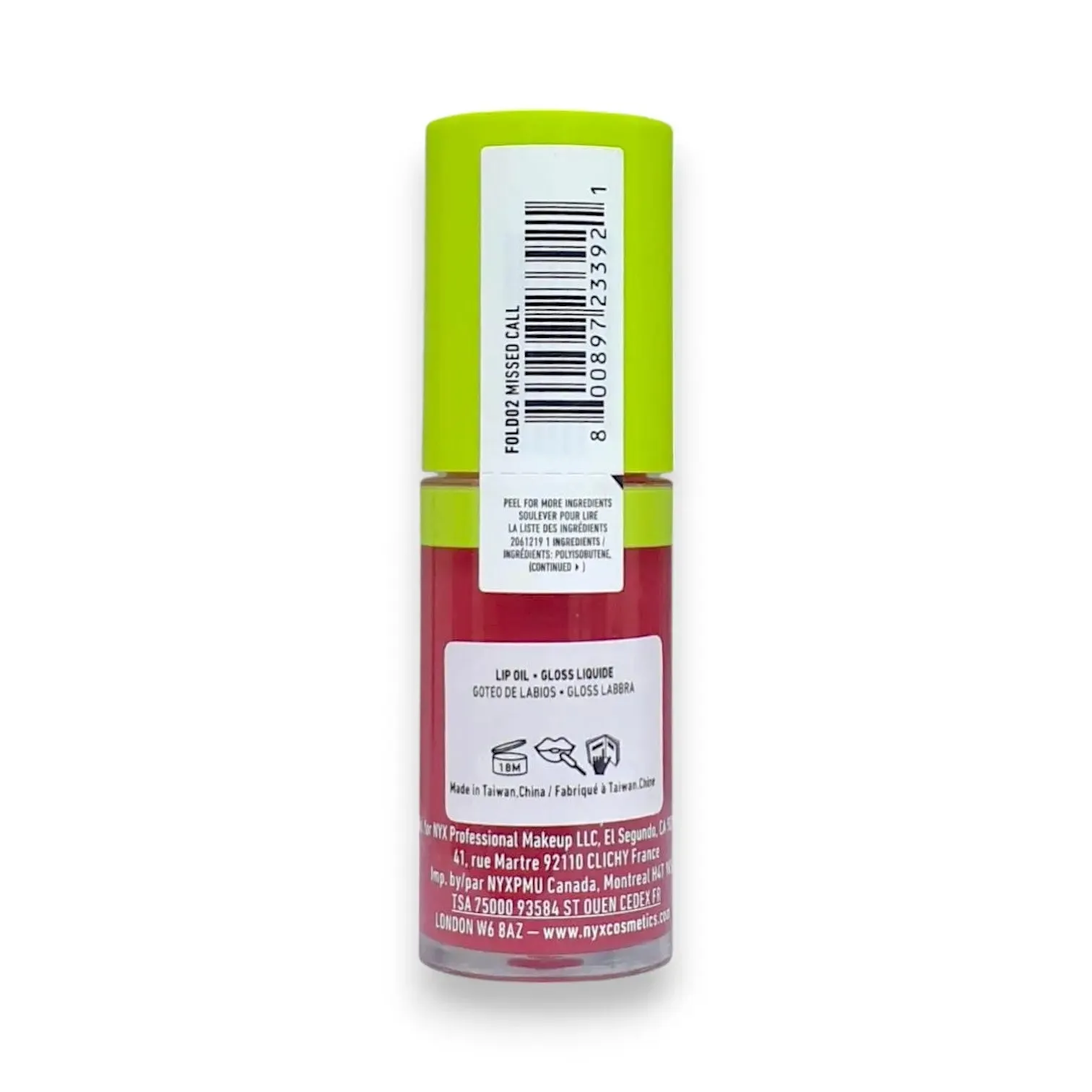 NYX Professional Makeup Fat Lip Drip Oil 4ml