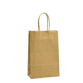 Retail Takeaway Kraft Twisted Handle Paper Bag - Baby Small