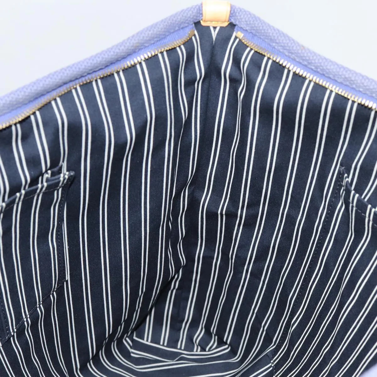 Trendy Inspired Louis Vuitton Antigua Cabas Gm Tote Bag Navy Black M40084 Lv Auth Yk14375