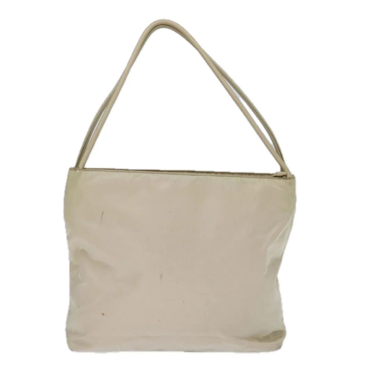 Trendy Inspired Prada Tote Bag Nylon Beige Cream Auth Bs14045