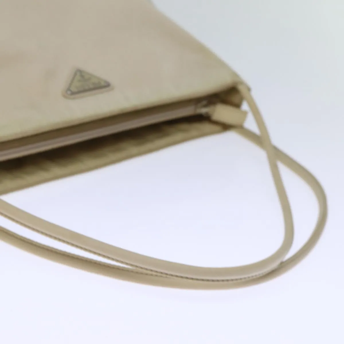 Trendy Inspired Prada Tote Bag Nylon Beige Cream Auth Bs14045
