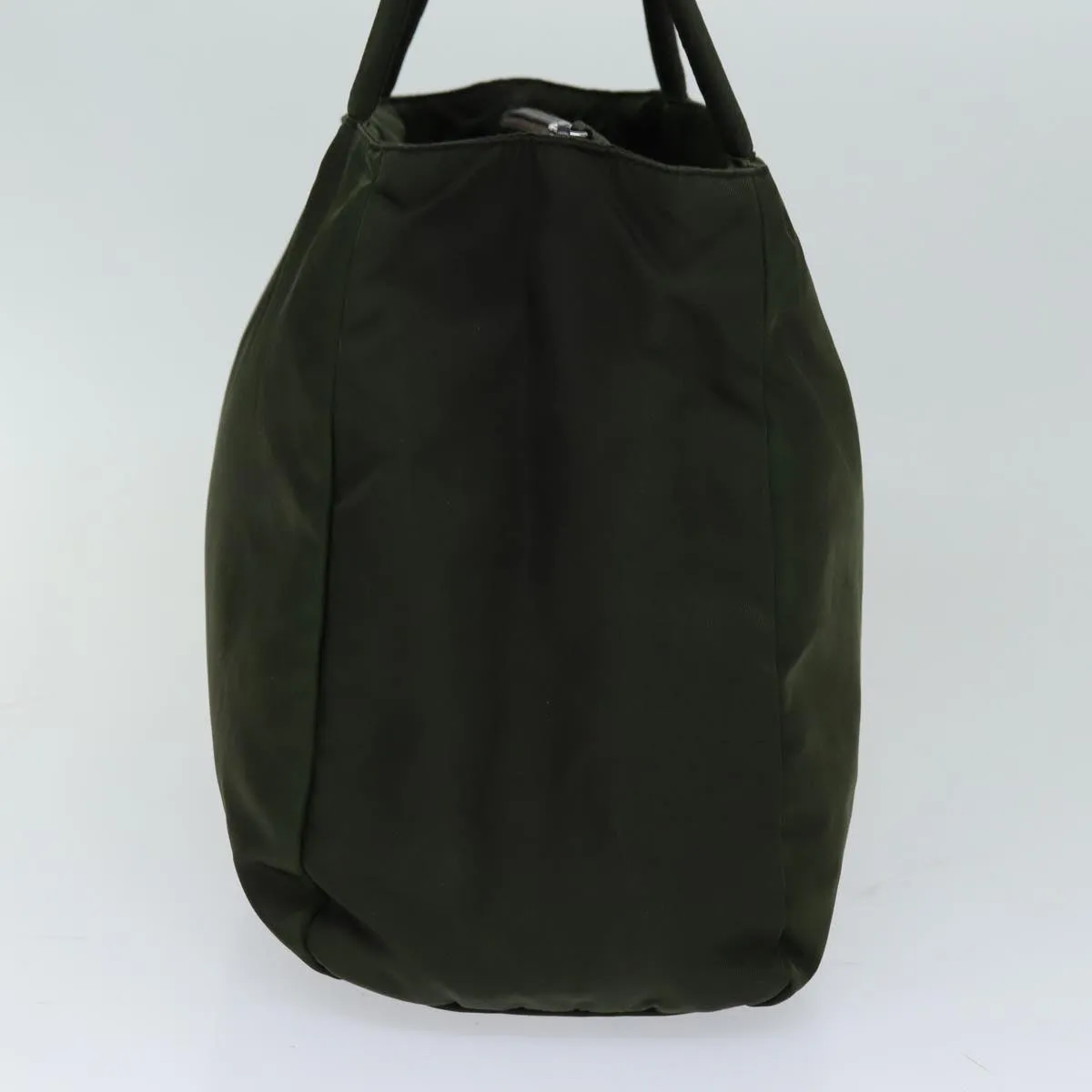 Trendy Inspired Prada Tote Bag Nylon Khaki Auth 75448