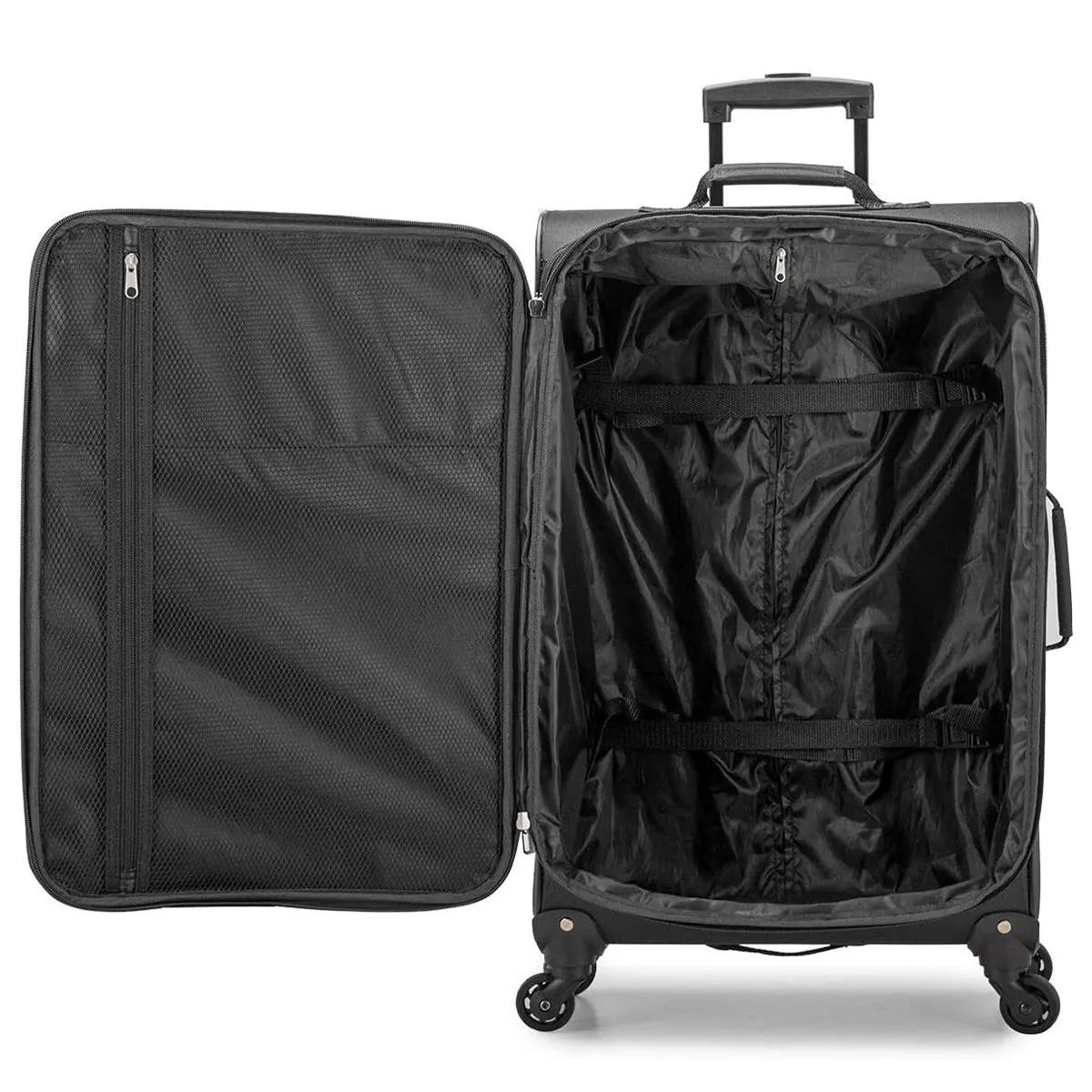 U.S. Traveler Aviron Bay Expandable Softside Luggage with Spinner Wheels, 2 Piece