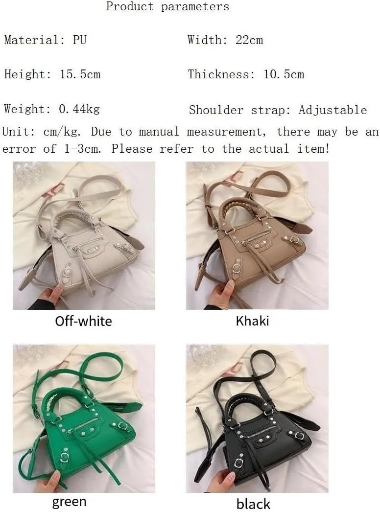 Women's Commuter Handbags Retro Shoulder Bags Square Crossbody Bag Zipper Purses
