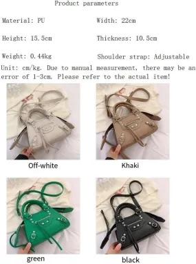 Women's Commuter Handbags Retro Shoulder Bags Square Crossbody Bag Zipper Purses